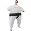 FUNFOCUS Costume gonfiabile da Sumo per adulti - Costume gonfiabile per tutto il corpo per uomini e donne, divertente costume da carnevale per Halloween, Natale, Carnevale, feste