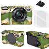 VOVMOEYA Custodia per fotocamera Sony Alpha 7CII con 2 protezioni per lo schermo e 1 copertura per slitta flash, in silicone, morbida e leggera, con superficie ruvida