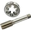 ASZLBYM 7/8-14 HSS Set di maschi e filiere, maschio per filettatura a macchina UNF e filiera tonda UNF mano destra