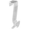 SOMA Ganci trasparenti per porta, 14 mm, set da 10 pezzi, da appendere, senza fori, senza colla