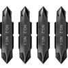 Galvanox PH1/PH2 Punte di ricambio per Leatherman Multitools - Punte per cacciavite double face, confezione da 4