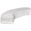 Steinberg14 110 x 55 mm Flex canale piatto con connettore, tubo flessibile per sistemi di ventilazione, aspirazione del vapore