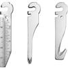 Roxon FT09 Costruisci il tuo multiutensile Accessorio per Flex (3 pezzi Un set incluso Tagliacorde e lima + Righello + Cacciavite a testa piatta e cacciavite a croce) Strumenti sostituibili