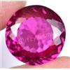20.70 CT Naturale Rodolite Granato Lampone Rosa Rotondo Certificato Loose Gemma