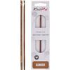 KnitPro Ginger Crochet Hooks - 3.75mm Afghan Tunisian Interchangeable Wooden Crocheting Hooks, Smooth & Comfortable