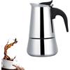 Beufee 200ml Caffettiera Moka Espresso, Stovetop Espresso Maker Moka Pot Espresso Maker In Acciaio Inox Caffettiera Italiana Moka Express(200ml)