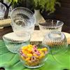 NORDIC SCHILLER Ciotola per Dessert in Vetro Set 6, 215ml 100% SENZA PIOMBO Ciotole in Vetro, Tazza da Dessert, Ciotola da Immersione, Snack Salse Caramelle, Ciotole Per Frutta, Insalatiere