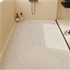 Surwin Tappetino Doccia Antiscivolo 50x80cm, Tappeto Doccia Antiscivolo | Tappetino da Bagno Luffa | PVC Morbido con Scarico Asciugatura Rapida | Vasca Bagno