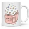 Noble & Page Book Lover Mugs - Just One More Chapter, gamma di tazze da caffè stampate a mano per chiunque ami leggere - Bella tazza stampata lucida
