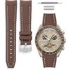 HORACE Cinturino universale per orologio in silicone liquido 20mm - Compatibile Omega x Swatch MoonSwatch - Kit di montaggio incluso