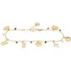 WearTravelers | Bracciale Donna Valigia Aereo Mappamondo - Argento 925 Oro