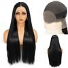 TYXHXTF 28 Pollici Monochrom Lungo Lisci Parrucche Alto-temperatura fibra Ordinario Parrucche, Lungo Dritto Sexy Costume Cosplay Anime Parruccha, Nera Parrucca da Donna Rettilinea