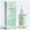 Mylea AHA Peel Siero Esfoliante Viso Illuminante Acido Lattico 10% 30ml | Trattamento notte senza risciacquo, con 1% acido ialuronico, effetto tonico, pelle levigata