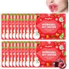 MagiSel Natale Set Maschere Labbra, Ciliegia Maschere Labbra di Collagene Natale Nutriente e Idratante Cura delle labbra, Migliora la secchezza, Lenisce le labbra secche e screpolate, 20 pezzi