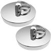 ANBOO Set di 2 tappi universali per vasca da bagno, 42-46 mm, in acciaio inox, per vasca da bagno e lavello da cucina