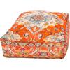 Mandala Life ART Fodera per Cuscino da Pavimento Quadrato Bohémien - 60x20 cm - 100% Cotone - Custodia Pouf per Pouf per Soggiorno, Camera da Letto, Patio e Altro