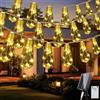 Acxilexy Catena Luminosa Esterno Solare, 11.5M 160LEDs Luci Solare Infrangibile con 20 Lampadine, Impermeabile Luci Solari Telecomando, 19 Modalità Illuminazione per Giardini Decorazioni Natalizie
