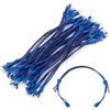 Sparkeads - 20 corde per braccialetti in poliestere cerato regolabile non finite da 23,5 cm, per braccialetti di coppia, creazioni fai da te e gioielli, colore: blu notte