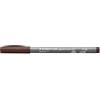 STAEDTLER Pigment Brush Pen 371 - Marrone scuro, 10 pezzi | Punta a pennello con inchiostro a pigmenti, resistente all'acqua, stabile - linee variabili - cod. art. 371-78