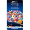 STAEDTLER Matite acquerellabili - 12 matite artistiche di alta qualità in astuccio di metallo - Design esagonale, mina da 3,6 mm, colori vivaci e resistenti alla luce - Ideali per acquerello