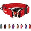 EzyDog Double Up Collar, Grande, Rosso