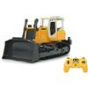 JAMARA 405057 Bulldozer Liebherr 1:20 2,4GHz - Funzioni programmabili, Suono Realistico del Motore disattivabile, Pala Si Alza/Abbassa/Inclina, Artigli Posteriori Su/Giù Manuale
