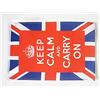 AZ FLAG Bandiera Keep Calm and Carry On Rosso 45x30 cm Cordini