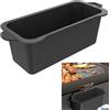 syiyunran Vassoio di Grasso in Silicone per Barbecue - Nero, 1 Pezzo, Tappetino Accessori Grasso, Accessorio Piastra Ferro Olio Gocciolamento Fodera Gocciavassoio Grassocollettore Grassoscolapasta