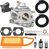 ZAMDOE Carburatore BR 600 per Stihl BR600 BR500 BR550 BR700 Soffiatore a Zaino Soffiatore per Foglie Sostituisce Zama C1Q-S183 C1Q-S184 4282-120-0606 4282-120-0607 4282-120-0608 Parti con Filtro Aria