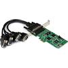 StarTech.com Scheda Combo Seriale PCie 4 Porte PCI Express, 2 X Rs232 2 X Rs422 / Rs485