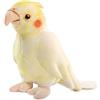 capybaraflying Peluche Calopsitta, Simulazione di Pappagallo, Peluche Morbido da 18 cm/7in, Giocattolo Educativo Divertente per Bambini (Giallo)