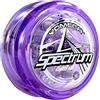 Yomega Spectrum YoYo - Sfera luminosa con luci a LED, per set di corde di livello intermedio, avanzato e professionale + 2 corde aggiuntive (viola)