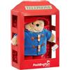 Rainbow Designs Orso Paddington in peluche con cabina telefonica britannica, con cappello rosso, borsone blu e stivali di gomma - Peluche da collezione in confezione iconica