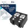 LCL Cartucce d'inchiostro Compatibile 934XL 934XLBK (2 Nero) Sostituzione per HP Officejet Pro 6830 6230 6815 6835 6812 6820 6220 6836 OfficeJet 6220 6800 6822 6825