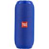 ELLENNE CASSA SPEAKER BLUETOOTH RICARICABILE 10W WIFI ALTOPARLANTE WATERPROOF RADIO TG117 (Blu)