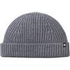 Enter the Complex® Berretto Corto Fisherman, Berretto Docker da Uomo e da Donna, 100% Lana Merino, Grigio, Taglia Unica