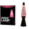 I-TOTAL® Lampada Glitter Spaceship Colorata - Effetto Bolle Brillanti, Design Retrò Vintage, Luce Rilassante e Decorativa, Movimento Dinamico con Glitter, Idea Arredo Casa e Ufficio (BLUSH)