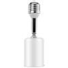 NWpangu E27 Portalampada extension, E27 Prolunga per presa lampada, Estensione della lampadina, Adattatore per portalampada, 1pcs (Bianco)