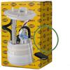 HELLA 8TF 358 106-981 Imp. alimentazione carburante, elettrico, 4a... poli, con guarnizione, con indicatore livello carburante, con regolatore di pressione