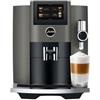 JURA S8 Dark Inox Macchina da caffè espresso COMPLETAMENTE AUTOMATICA, colore Dark Inox, 27 Bevande, anche con latte, Funzione Sweet Foam
