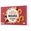 Misura Protein Biscotti con Gocce di Cioccolato e Fiocchi di Avena | Ricchi di Proteine Vegetali | Farina da Filiera Italiana | Confezione in Carta Certificata FSC| 6 Porzioni da 6 Biscotti