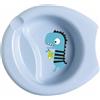 Chicco Piatto Pappa Facile 6M+ Colore Azzurro, 1 Piatto Fondo