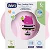 Chicco - Piatto pappa facile 6m+ Rosa