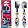 Set di posate per bambini Mickey Mouse Topolino 2 pezzi forchetta, cucchiaio