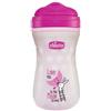 Chicco Glowing Cup Bicchiere Antigoccia 266 ml, Tazza Termica con Beccuccio Ergonomico e Valvola, senza BPA, Rosa