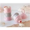 KIOKIDS Dosatore di latte in polvere rosa e grigio