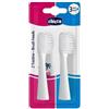 Chicco Set Testine Di Ricambio Per Spazzolini Elettrici 3 Anni+
