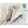 KIOKIDS Doudou elefante grigio per bambino con scatola