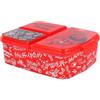 Sandwich Box Spiderman Contenitore Porta Pranzo per Bambini, Multi Scomparti, Chiusura Sicura
