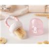 Rete alimentare anti soffocamento in silicone coniglietto rosa